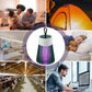 2026 Ny elektrisk chock mygg mygglampa inomhus utomhus USB -laddning myggavvisande myggsläckningslampa