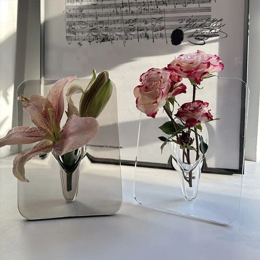 🖼️ Nordisk Akrylvas & Fotoramme – Minimalistisk Elegans för Ditt Hem 💐
