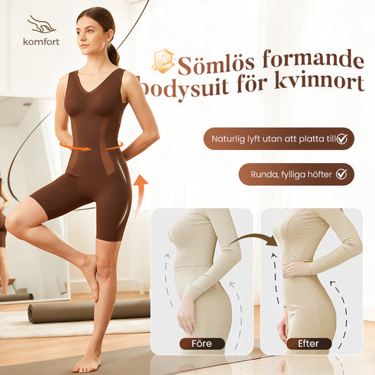 👙💫 TUMMY SHAPEWEAR BODYSUIT – Sömlöst och andningsbart tyg, omedelbar bantningseffekt, bekväm att bära hela dagen för en smickrande silhuett 🌸✨