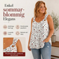 🌸 50% RABATT NU! ✨ Damtopp med Blomstertryck – Snygg V-ringning & Luftig Passform – Ett Sommarplagg Du Måste Ha 🌞