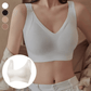 🎁Köp 1 få 1 gratis💕Ribbad push-up-bh utan bygel för kvinnor, med justerbar passform