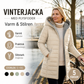 ✈️Fri frakt❄️ FÖRBEREDELSER INFÖR VINTERN 🧥 Termisk vinterjacka med huva för damer ✨ Varm, bekväm och perfekt för kalla dagar