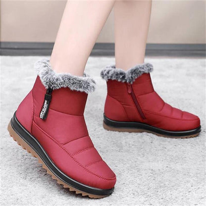 Vattentäta och varma bomullsstövlar för damer👢