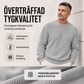 ✨2026-kollektionen med 50 % rabatt 🎁JMIERR Herrtröja med rund hals – mjuka, avslappnade tröjor, klassiska långärmade tröjor med ribbade kanter