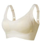 🎁Köp 1 få 1 gratis💕Ribbad push-up-bh utan bygel för kvinnor, med justerbar passform