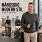 ✨2026-kollektionen med 50 % rabatt 🎁JMIERR Herrtröja med rund hals – mjuka, avslappnade tröjor, klassiska långärmade tröjor med ribbade kanter