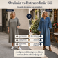 🌿 Maxi-jeansklänning med lanternärmar – andas bra och är mångsidig för alla tillfällen