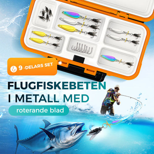 🔥50% rabatt! Roterande metallskedbete – Roterande blinkande fisklockmedel ✨🐟【Begränsad mängd】