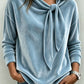 Nyhet✨ 🌸 Oversized blus i glansig sammetskvalitet