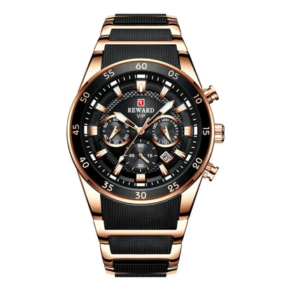 ⌚ 50% RABATT! 💎 Lyxig multifunktionell kvartsarmbandsur för herrar – Elegant design & premiumkänsla – Imponerande detaljarbete, perfekt för såväl kontoret som fester – ett uttryck för stil och klass ✨
