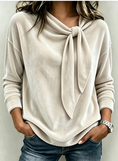 Nyhet✨ 🌸 Oversized blus i glansig sammetskvalitet