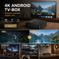 🔥 50% RABATT🎁 Android TV-box med Bluetooth ✨ Enkel streaming, smidigt ljud & bild i toppklass – perfekt för vardagsrum och filmkvällar 🍿🏡