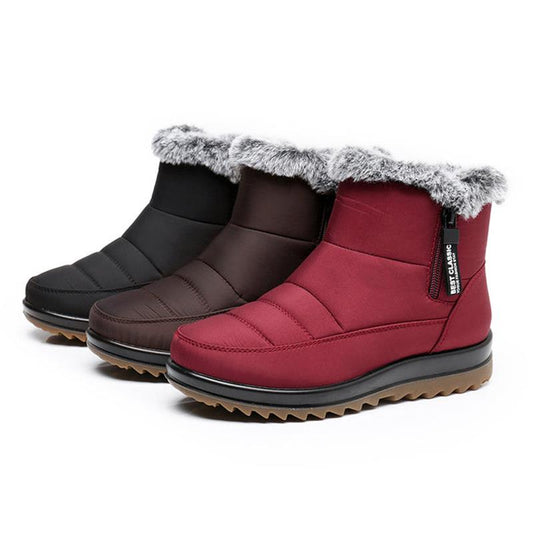 Vattentäta och varma bomullsstövlar för damer👢