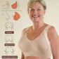 🎁Köp 1 få 1 gratis💕Ribbad push-up-bh utan bygel för kvinnor, med justerbar passform