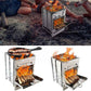 Hopfällbar grill för camping 🔥 Grilla var som helst, när som helst 🍖