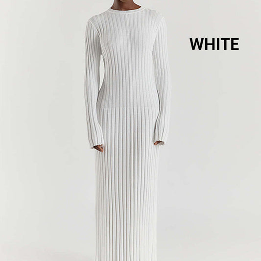 💖Begränsad rea 50 % rabatt💖Eleganta stickade maxiklänningar för kvinnor