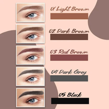 ⏰ Endast nu 49% rabatt!🔥Köp 1 få 1 gratis 💗Vattentät Ögonbrynspenna med Mikrogaffelspets