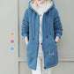 [Vintergåva] 🎁Ladies Vinter Varm Tjock Faux Lambswool Jacka