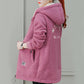 [Vintergåva] 🎁Ladies Vinter Varm Tjock Faux Lambswool Jacka
