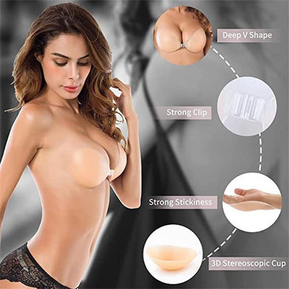💗KÖP 1 FÅ 1 GRATIS – 2 PAR –👙 Självhäftande push-up-bh