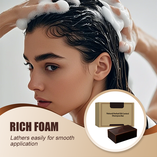 💥Naturlig örtbaserad oljekontrollschampo