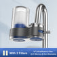 🚰 50% RABATT NU! ✨ Kranvattenrenare med Universaladaptrar - 5-filtersteg för Renare Dricksvatten direkt från Kranen 💧🏠