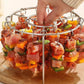 🥩 316 Rostfritt Stål Air Fryer Grillgaller-Set - 8 Grillspett med Värmebeständiga Handskar för Hälsosam Matlagning 🍢