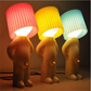 Kreativ Lampa För Blyg Liten Man
