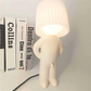 Kreativ Lampa För Blyg Liten Man