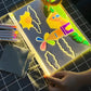 🎨50% RABATT!✨ Luminös Ritbräda – Kreativitet och Lek för Barn! 🖍️💡