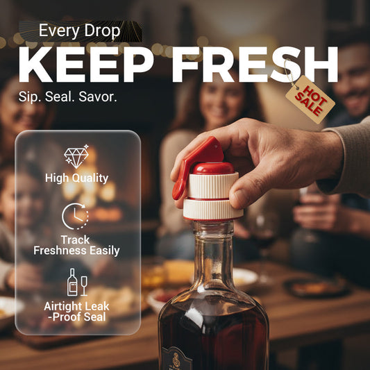 🍷 Vinpropp med Presstyp – För Hållbart Fräscht Vin, Enkel Användning! 🍷