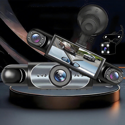 🚗🔥 50% RABATT! 24-timmars parkvakt dashcam med nattvision – 1080P HD, 360° sikt & automatisk loopinspelning! 📹