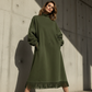 50 % rabatt! 🔥👗 Minimalistisk vardagsklänning för damer i imitationsmocka: mjuk och bekväm, med en elegant look ✨💃