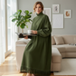 50 % rabatt! 🔥👗 Minimalistisk vardagsklänning för damer i imitationsmocka: mjuk och bekväm, med en elegant look ✨💃