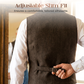 Slim Fit-väst för män, casual business