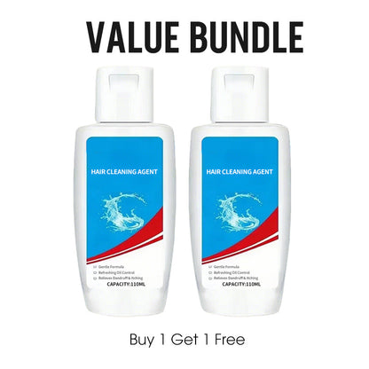 Oljekontrollerande och mjällbekämpande schampo