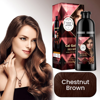 Örtsextrakt Snabb Hårfärgschampo för Män och Kvinno
