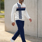 👕 50% RABATT! 🔥 Herrset med Grafiskt Tryck & Byxor – Modern Look, Bekväm Passform & Avslappnad Stil 👖