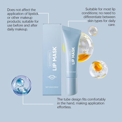💋 Lugnande, återfuktande läppmask, 🌸 speciellt framtagen för torra, spruckna läppar 💕