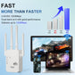 🎁Sista dagen-kampanj 50 % 🔥WiFi-förstärkare 2025,1200 Mbps dual band (5 GHz/2,4 GHz) signalförstärkare, täcker 930 m² och 50 enheter, repeater med Ethernet-port för hemmet, presenter