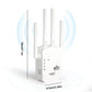 🎁Sista dagen-kampanj 50 % 🔥WiFi-förstärkare 2025,1200 Mbps dual band (5 GHz/2,4 GHz) signalförstärkare, täcker 930 m² och 50 enheter, repeater med Ethernet-port för hemmet, presenter