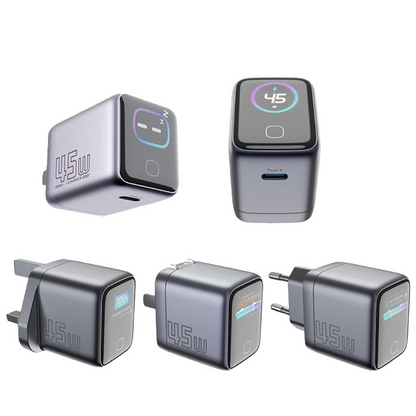 📢📢50 % RABATT!!⏰45 W-laddare med smart digital display