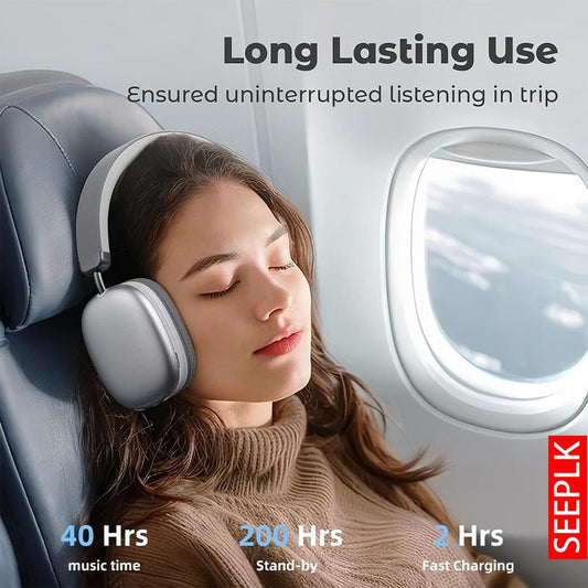 🎧✨ 50% RABATT! | Trådlösa Bluetooth-hörlurar – 360° Ljud, BT 5.3 & 40h Speltid!