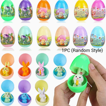 Förfyllt överraskningspåskägg med leksak