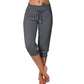 🧘‍♀️🌸 50% RABATT! | Korta Sweatpants – Dragsko i Midjan & Capri-längd för Avkoppling!