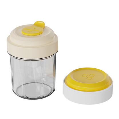 Bärbar iskaffekopp med isbricka