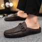 👞 Herren Casual Backless Loafer Mules