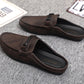 👞 Herren Casual Backless Loafer Mules