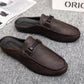 👞 Herren Casual Backless Loafer Mules