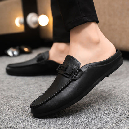 👞 Herren Casual Backless Loafer Mules